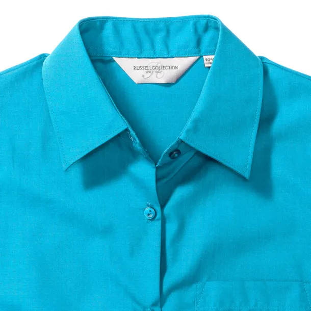  Ladies' LS Poplin Shirt - Russell Collection