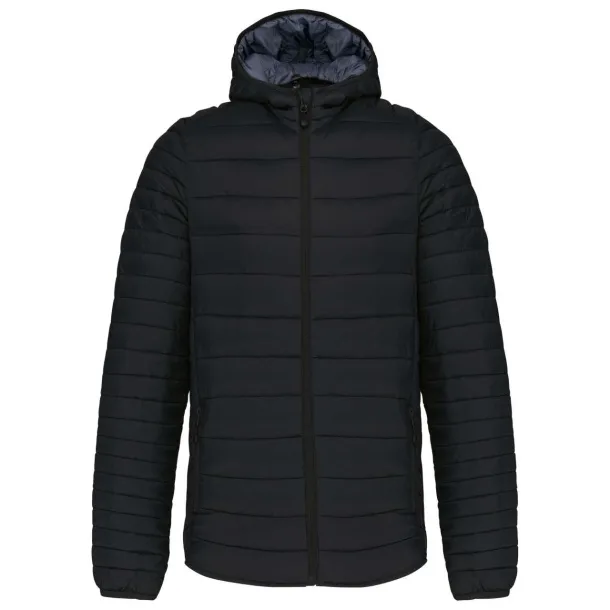  MEN'S LIGHTWEIGHT HOODED PADDED JACKET - Kariban Black