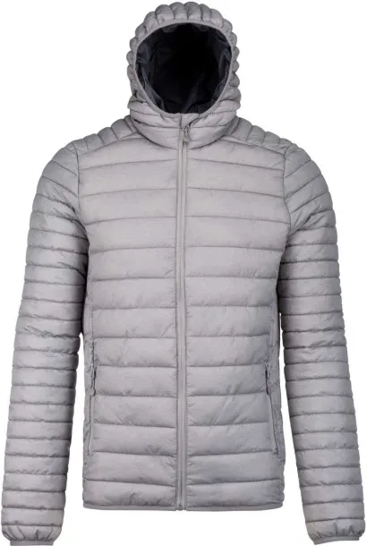  MEN'S LIGHTWEIGHT HOODED PADDED JACKET - Kariban Marl Silver