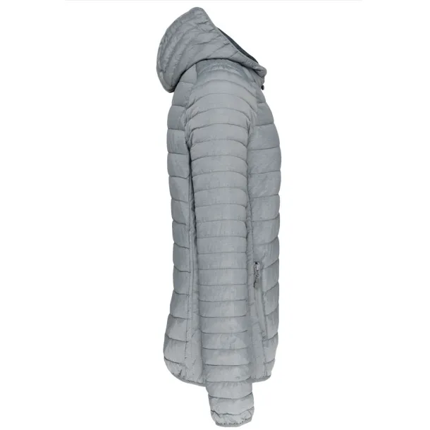  MEN'S LIGHTWEIGHT HOODED PADDED JACKET - Kariban Marl Silver