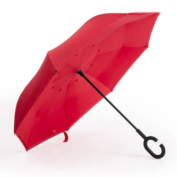  Reversible manual umbrella red