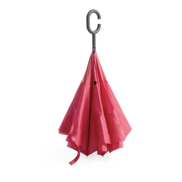  Reversible manual umbrella red