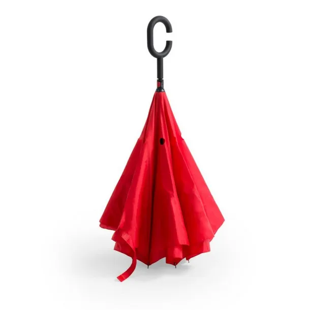  Reversible manual umbrella red