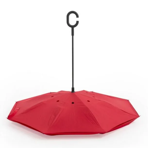  Reversible manual umbrella red