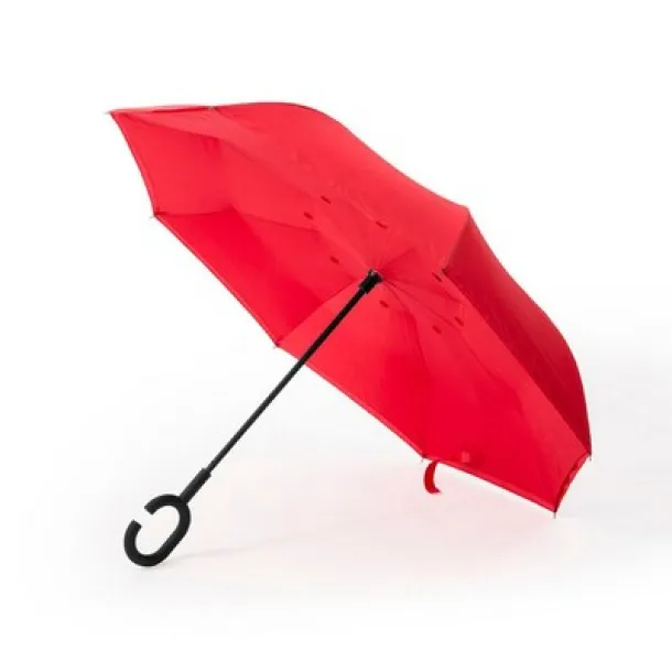  Reversible manual umbrella red