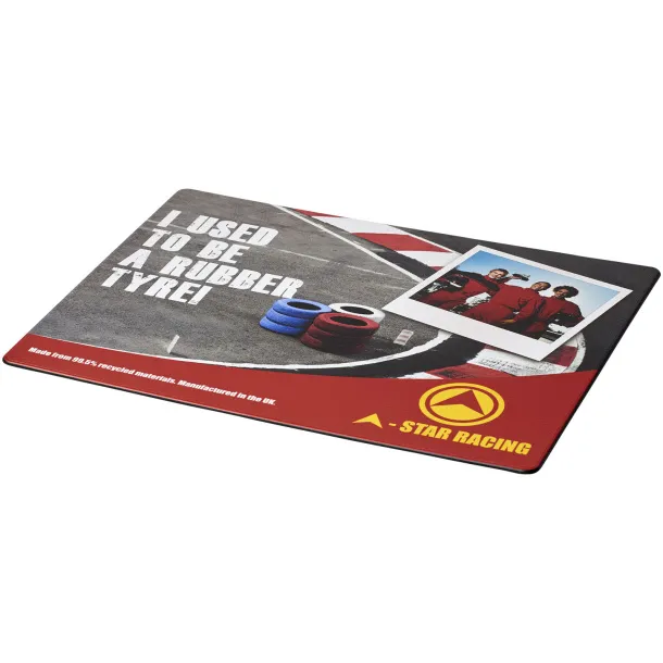 Brite-Mat® mouse mat with tyre material - Brite-Mat® Crna
