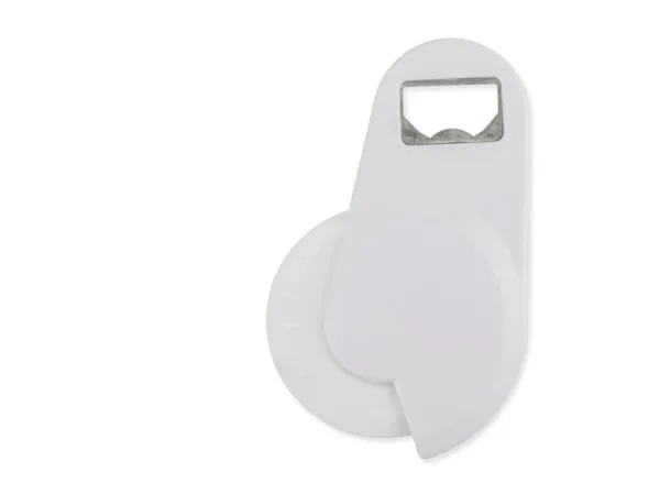  Pizza knife with opener White