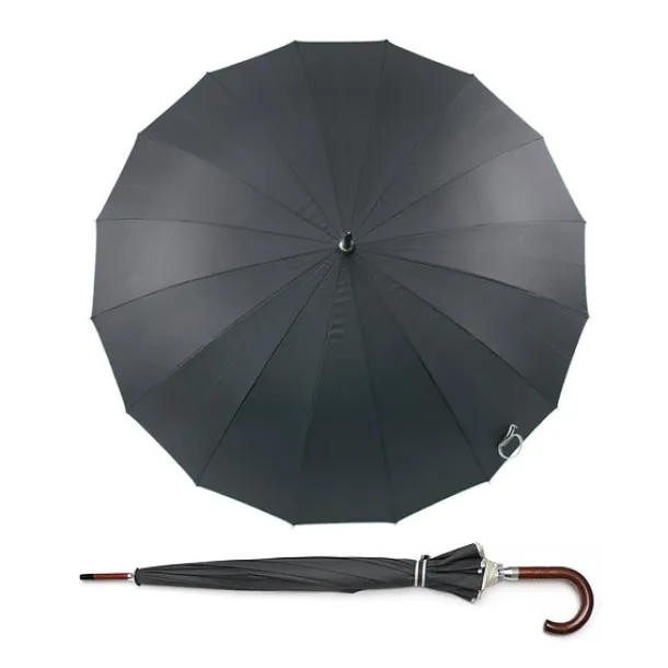EVITA Umbrella  with 16 ribs BLACK