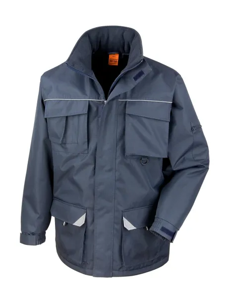  Work-Guard Sabre Long Coat - Result Work-Guard Navy