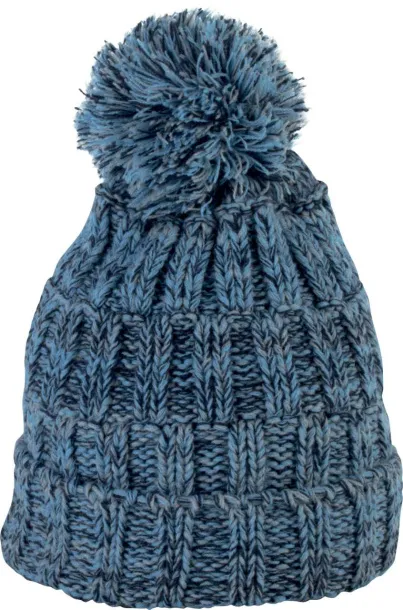  BOBBLE BEANIE - K-UP Sky Blue Twist #89979F