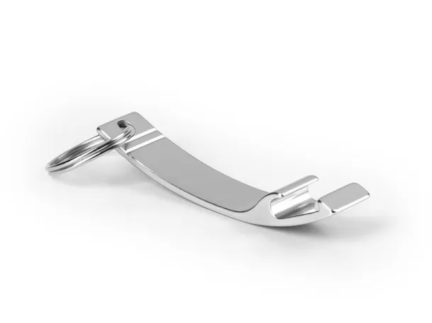 BARMEN key holder - bottle opener Silver