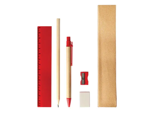 CLASS Writing and drawing set Red