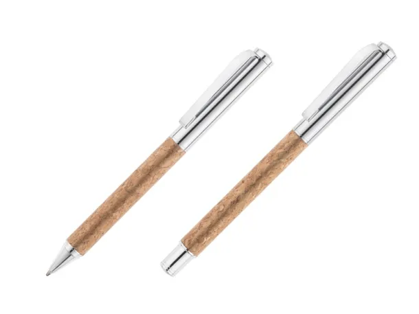 KANSAS Writing set Smeđa