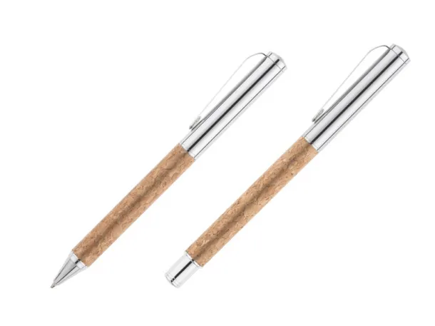 KANSAS Writing set Smeđa