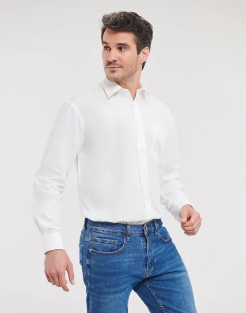  Cotton Poplin Shirt LS - Russell Collection