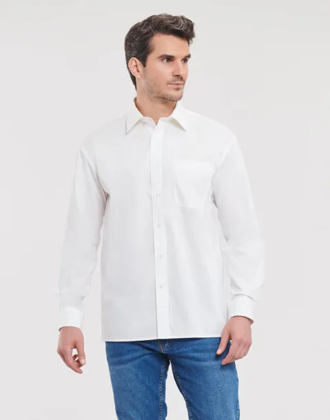  Cotton Poplin Shirt LS - Russell Collection