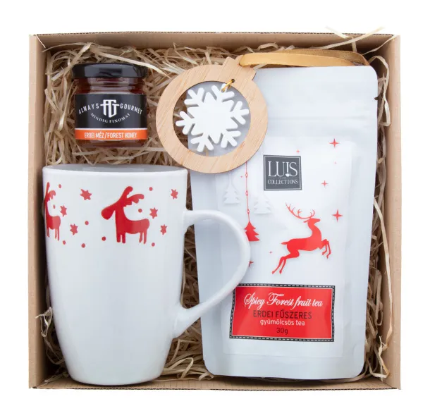 Teehetki tea gift set White Red