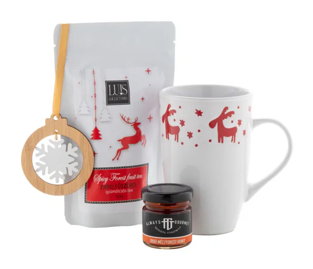 Teehetki tea gift set White Red