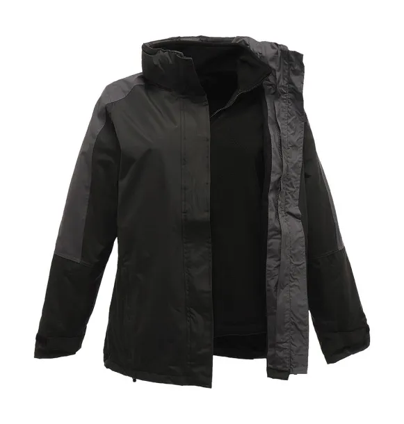  Ladies' Defender III 3-In-1 Jacket - Regatta Professional Black Seal Grey