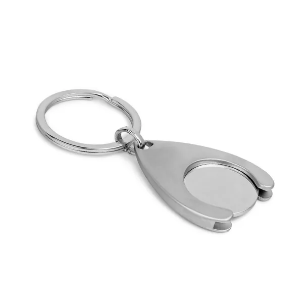 PORTHOS Keyring Satin silver