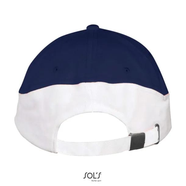 SOL'S BOOSTER  5 PANEL CONTRASTED CAP - SOL'S French Navy White