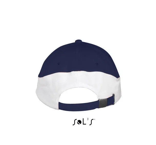 SOL'S BOOSTER  5 PANEL CONTRASTED CAP - SOL'S French Navy White