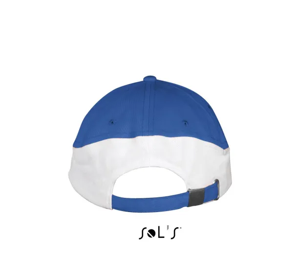 SOL'S BOOSTER  5 PANEL CONTRASTED CAP - SOL'S Royal blue White