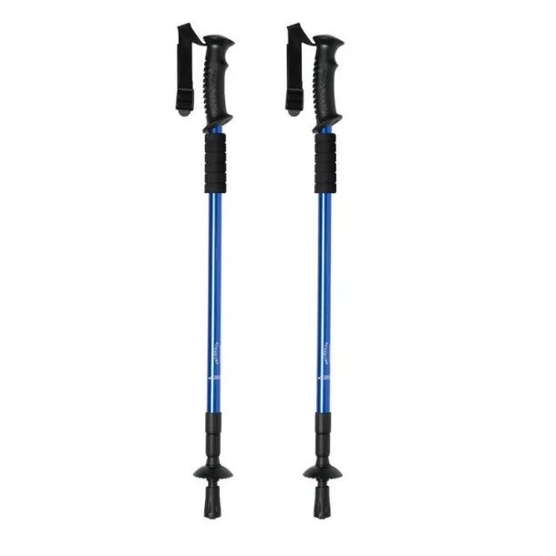  Walking poles set, trekking poles, 2 pcs blue