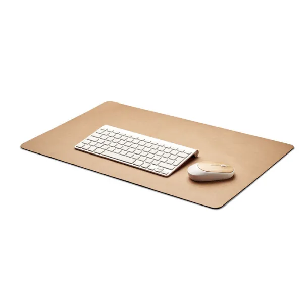 PAD Large recycled paper desk pad Beige