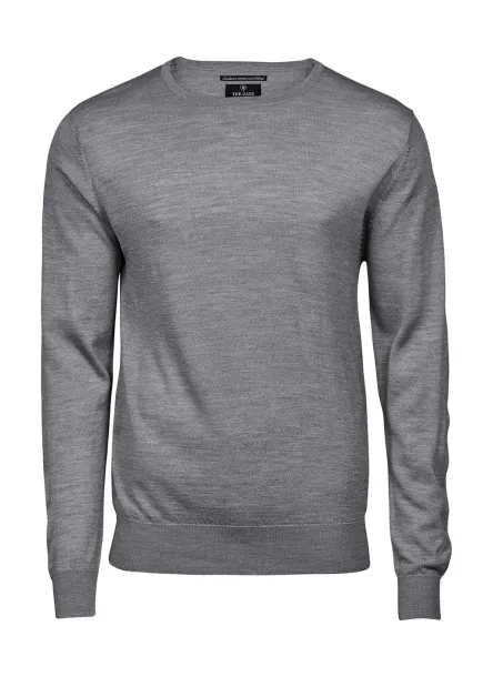  Men's Crew Neck Sweater - Tee Jays Light Grey