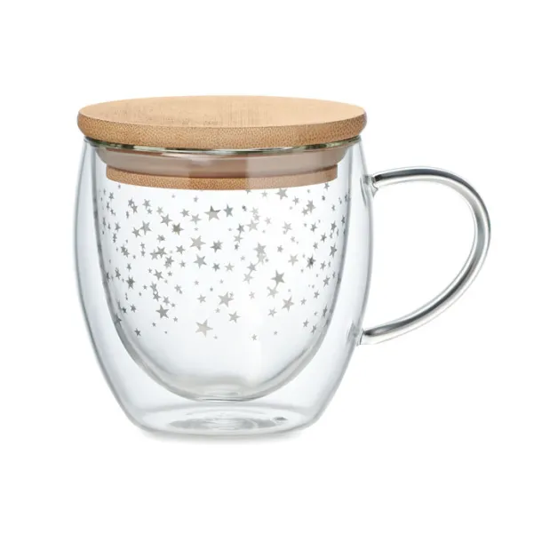 SION Double wall borosilicate mug Transparent