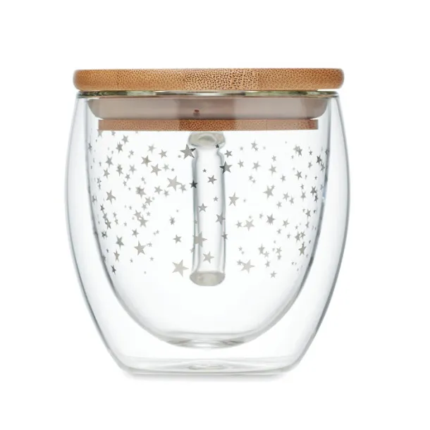 SION Double wall borosilicate mug Transparent