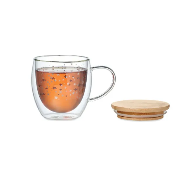 SION Double wall borosilicate mug Transparent