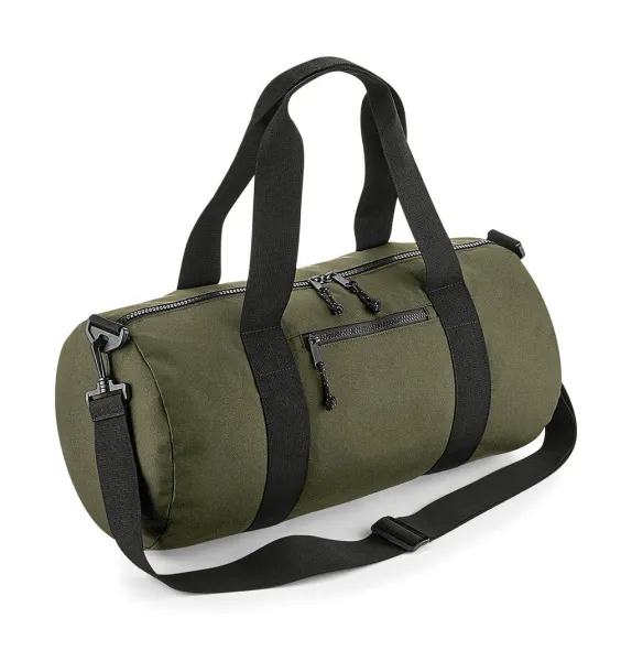  Valjkasta torba od recikliranog poliestera - Bagbase Military Green