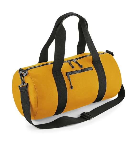  Recycled Barrel Bag - Bagbase Mustard