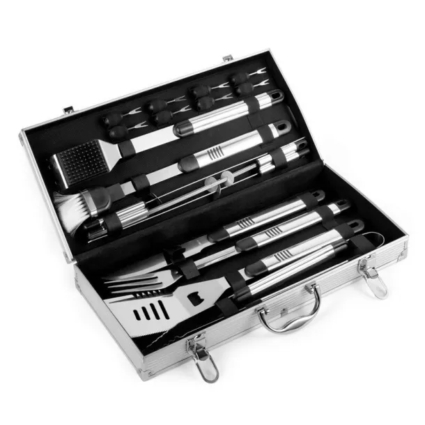  Barbecue set silver