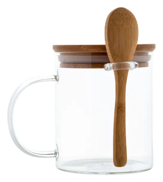 Kipal glass mug Natural