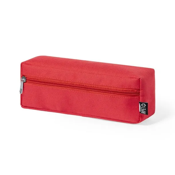  RPET pencil case red