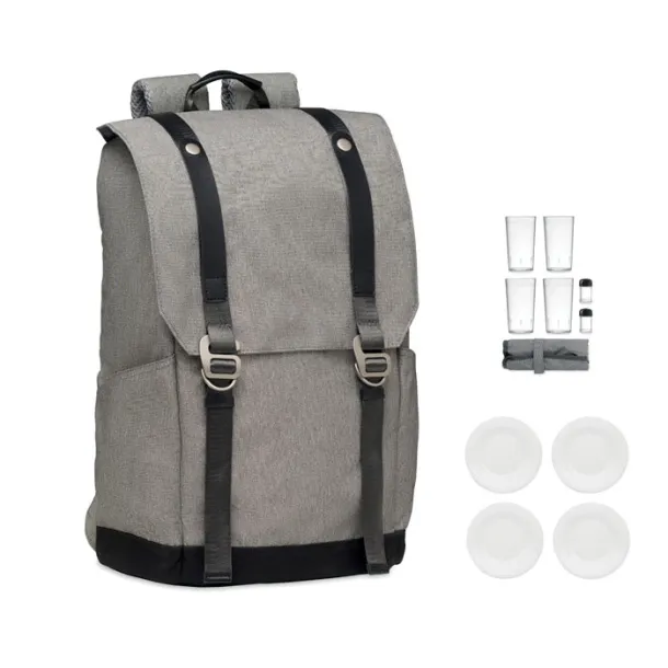 COZIE Picnic backpack 4 people Grey