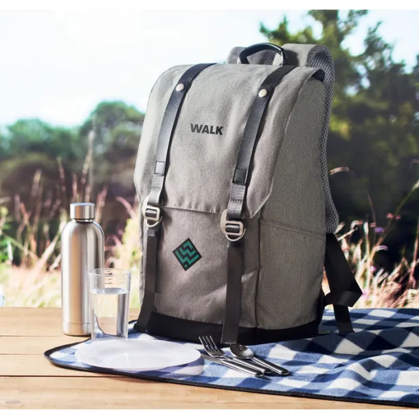 COZIE Piknik ruksak za 4 osobe Siva