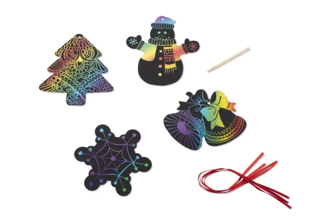 DEKOR Set of pendants for scraping Crna