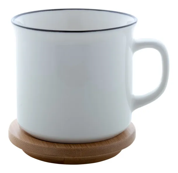 Cybele porcelain mug White