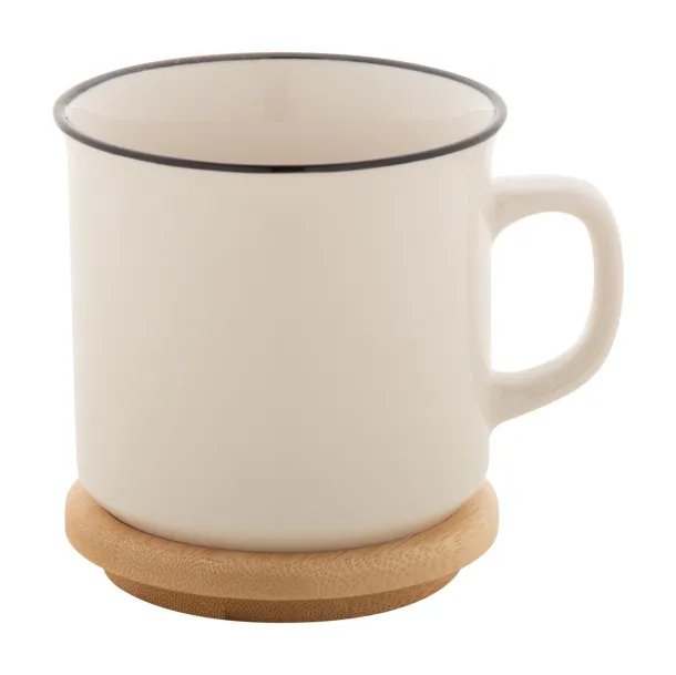 Cybele porcelain mug White