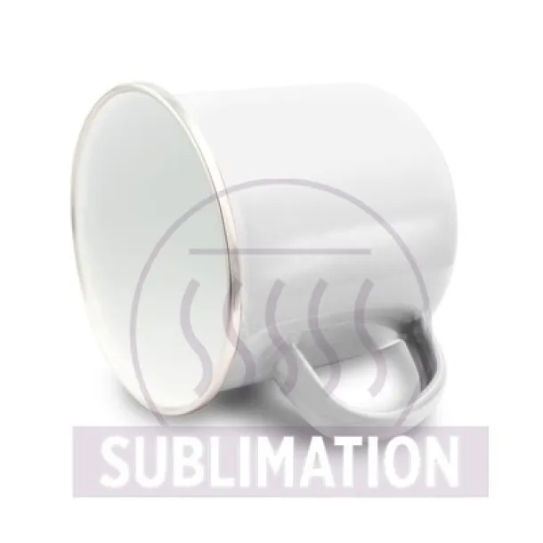 Sandra emajlirana šalica, 360 ml Bijela