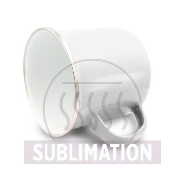 Sandra emajlirana šalica, 360 ml Bijela