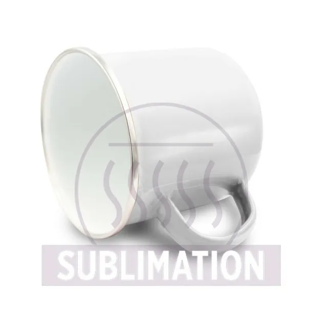 Sandra emajlirana šalica, 360 ml Bijela