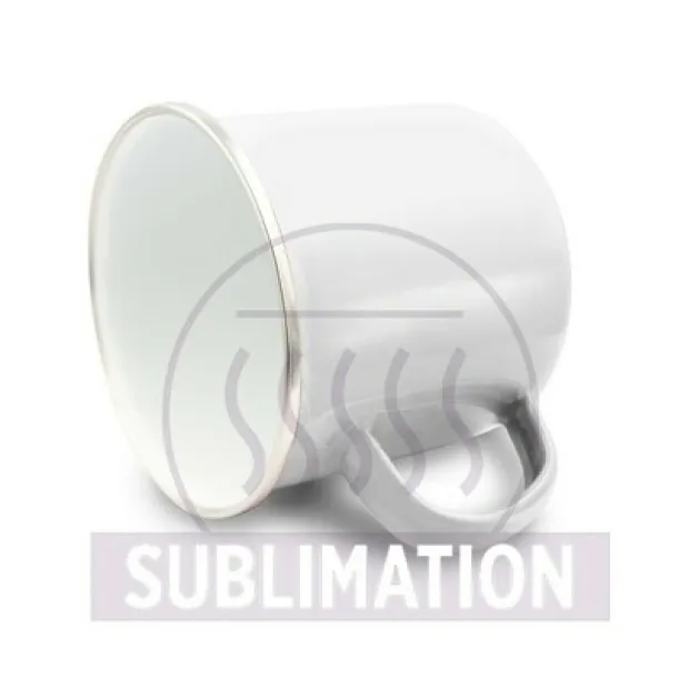 Sandra emajlirana šalica, 360 ml Bijela