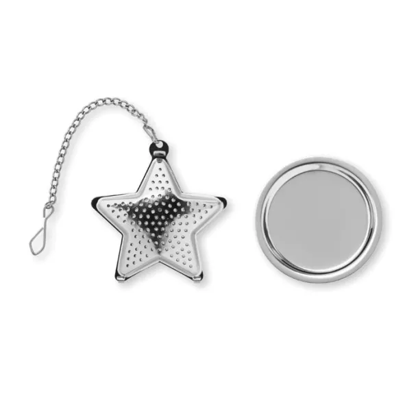 STARFILTER Tea filter in star shape Matt Silver