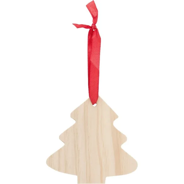  Christmas hanger "Christmas tree" light brown