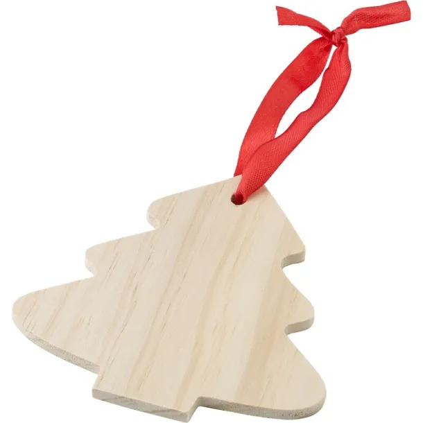  Christmas hanger "Christmas tree" light brown